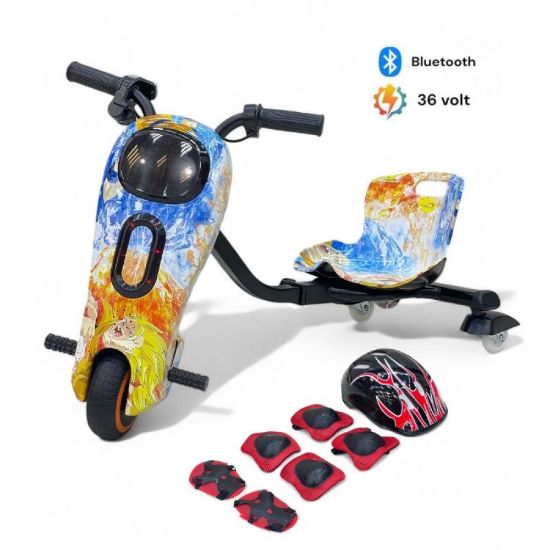 صورة سكوتر درفت كهربائي ثلاثي العجلات